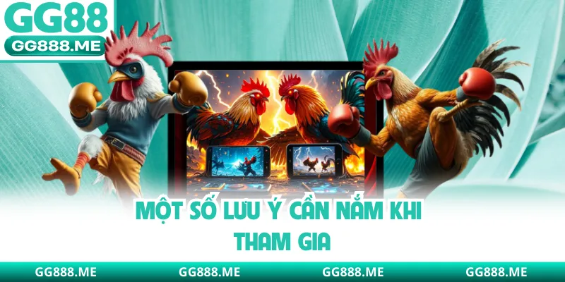 Một số lưu ý cần nắm khi tham gia